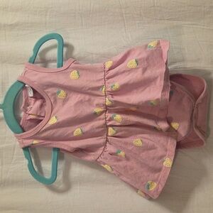 Charming Pink Strawberry Diaper Cover